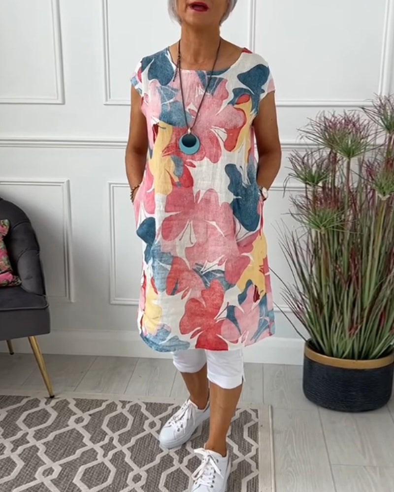 CD - Rochie casual cu flori