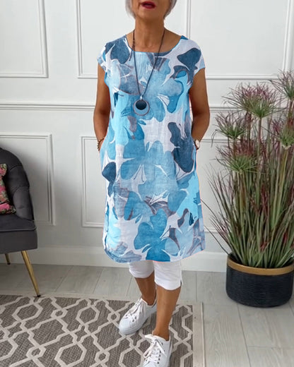 CD - Rochie casual cu flori