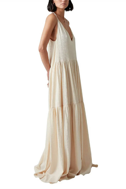 CD | Elegant Resort Deep V-neck strappy rochie maxi