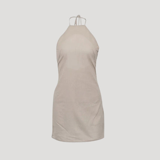 CD | Ladies Lin Neckholder Mini rochie de vară