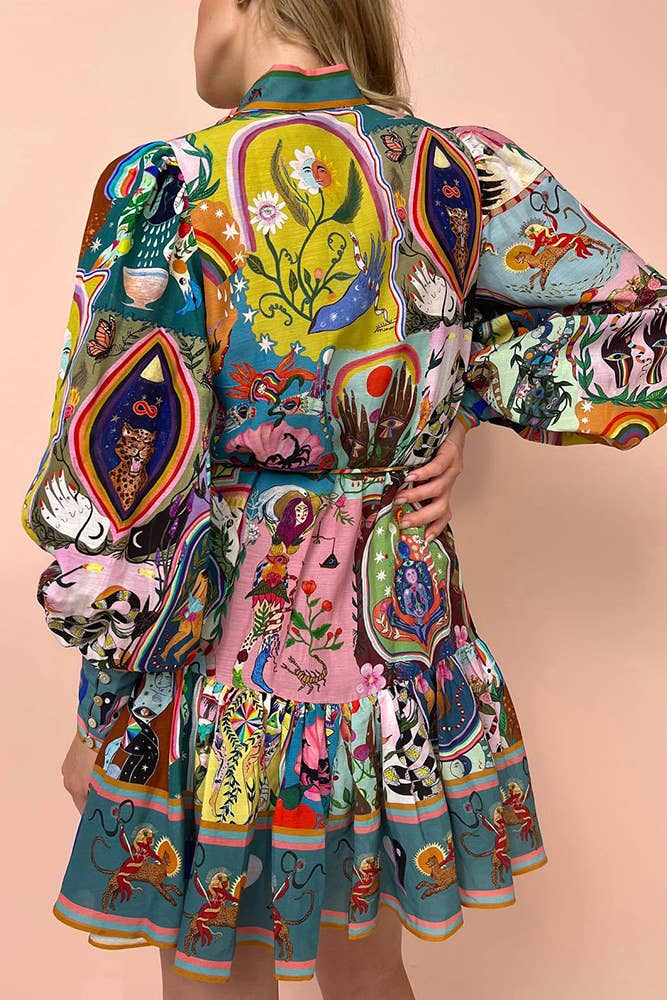 CD | Urban Chic Casual rochie mini graffiti