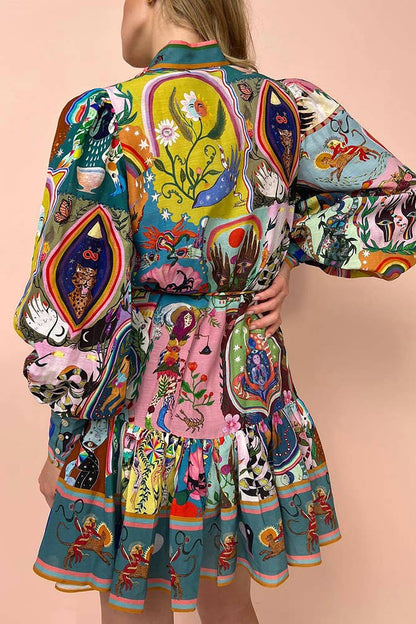 CD | Urban Chic Casual rochie mini graffiti