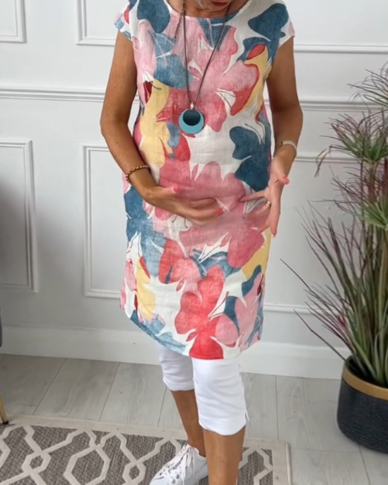 CD - Rochie casual cu flori