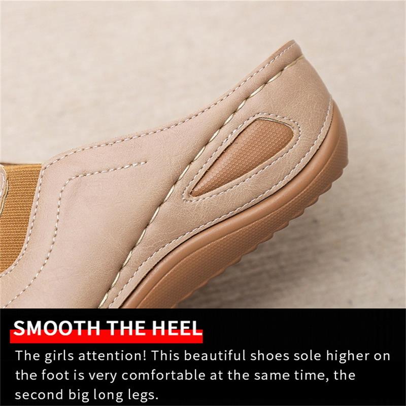 CD | Casual Summer Daily Comfort Slip On Solid Colour Sandale din piele