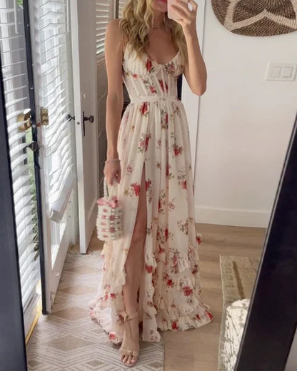 CD | Rochie maxi florală elegantă