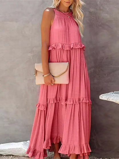 CD | Rochie maxi cu volane Effortless