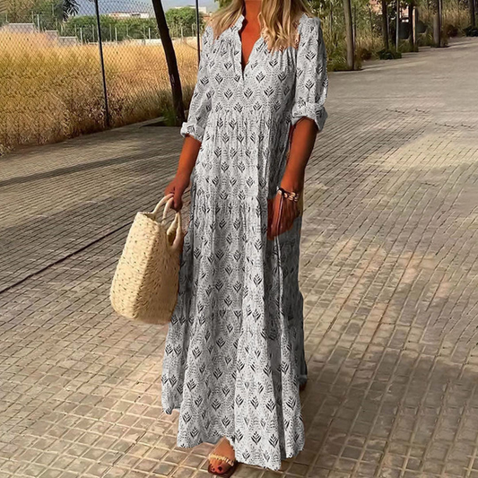 CD | rochie lungă elegantă în stil boho pentru femei