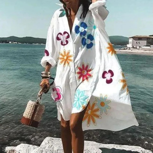 CD | "Nina" Rochie cămașă casual