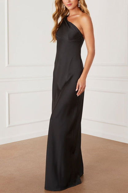 CD | Zaine rochie maxi cu un umăr