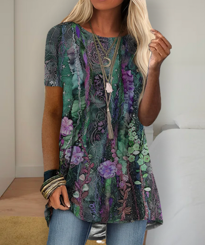 CD | Cămașă imprimată de inspirație boho