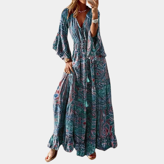 CD | rochie lungă boemă elegantă pentru utilizare versatilă