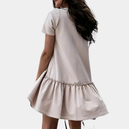 CD | Confortabil casual rochie mini de vară pentru femei