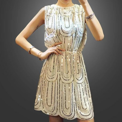 CD | Glamorous paiete vara rochie mini pentru femei
