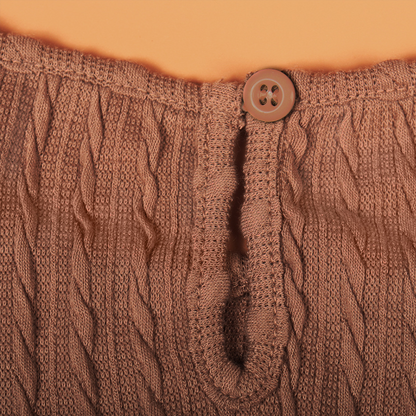 CD | Rochie mini elegantă de vară din tricot cu nervuri