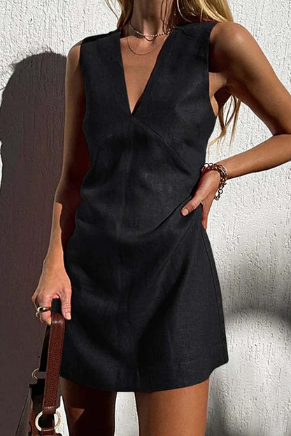 CD | Ladies Rochie mini cu decolteu în V