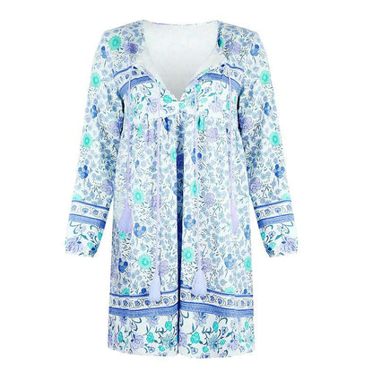CD | Rochie mini A-line cu imprimeu floral CA4