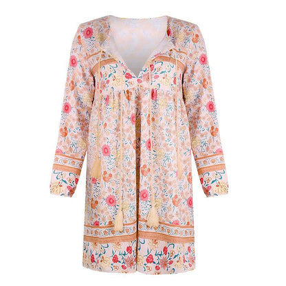 CD | Rochie mini A-line cu imprimeu floral CA4