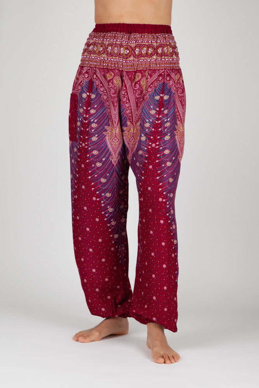 CD | Tasha|Pantaloni harem cu vulcan oriental