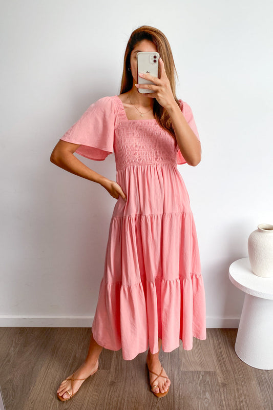 CD | Rochie midi feminină fără umeri
