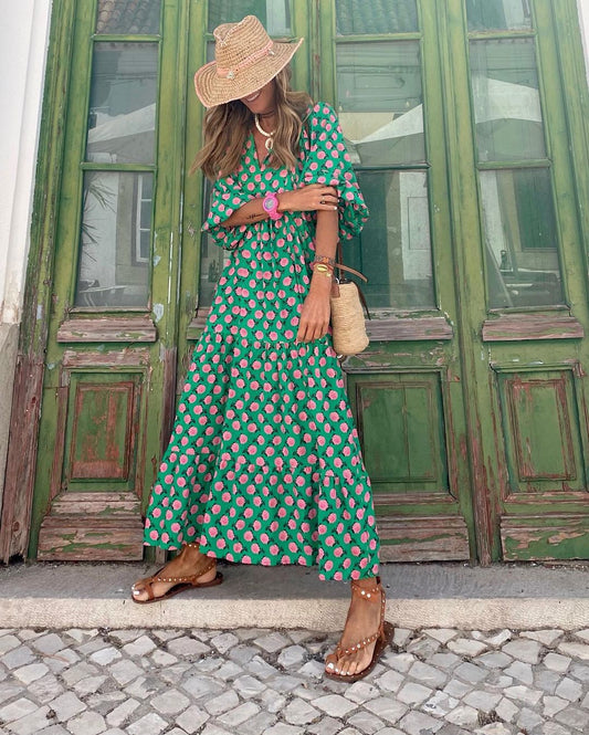 CD - Rochie boemă lungă