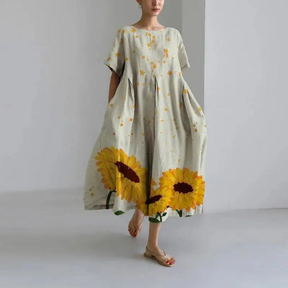CD - rochie maxi cu flori
