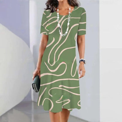 CD | Rochie midi imprimată