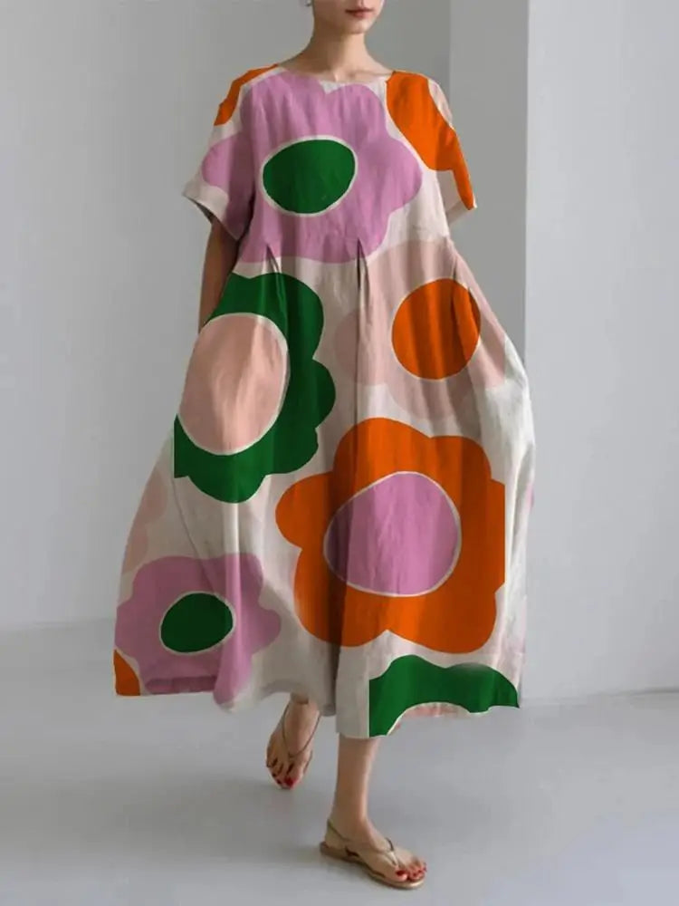 CD - rochie maxi cu flori