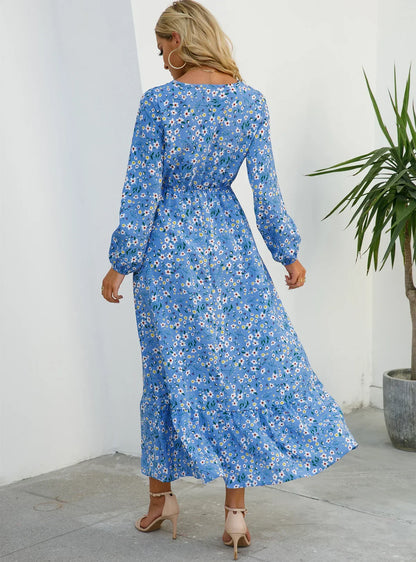 CD - Rochie florală elegantă cu talie flatată