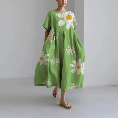 CD - rochie maxi cu flori