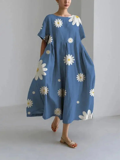 CD - rochie maxi cu flori