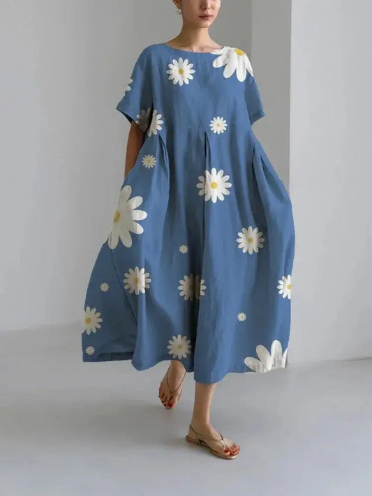CD - rochie maxi cu flori
