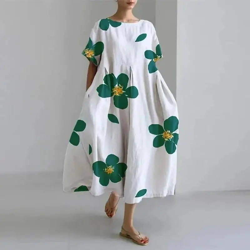 CD - rochie maxi cu flori