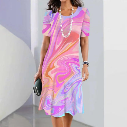 CD | Rochie midi imprimată