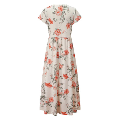 CD - Rochie cu flori pentru femei