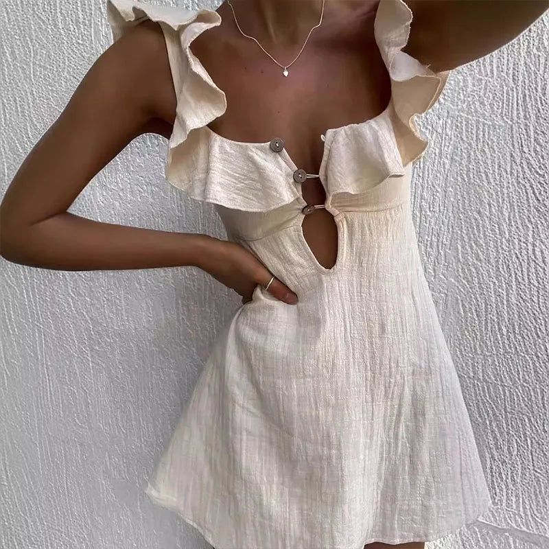 CD | Rochie mini de vară ușoară elegantă