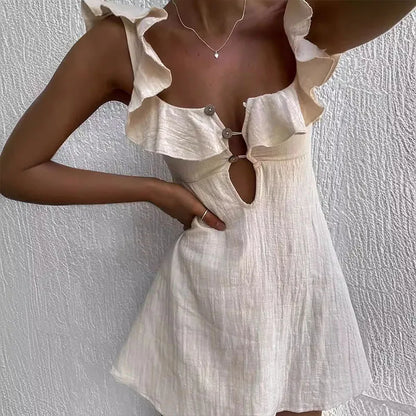 CD | Rochie mini de vară ușoară elegantă
