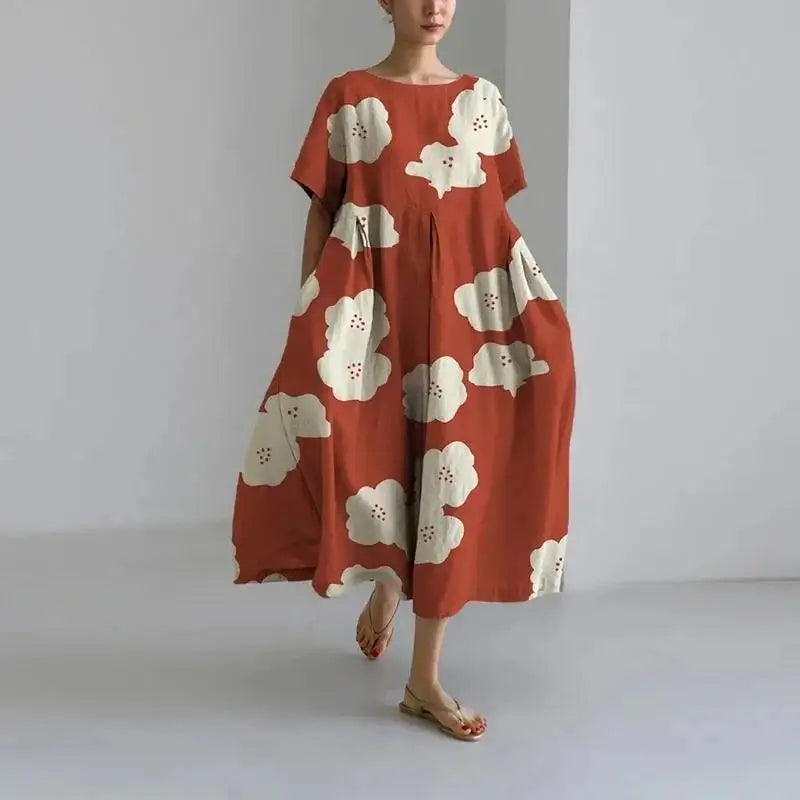 CD - rochie maxi cu flori
