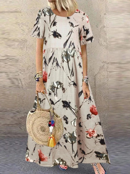 CD - Rochie maxi florală boho chic