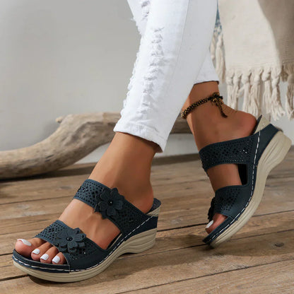 CD | Sandale Wedge Blossom