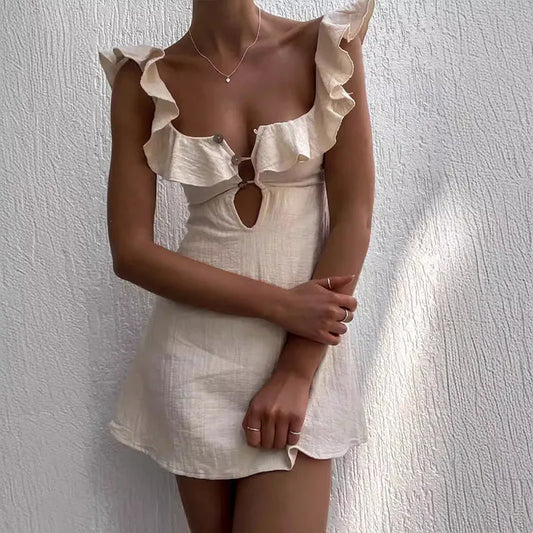 CD | Rochie mini de vară ușoară elegantă