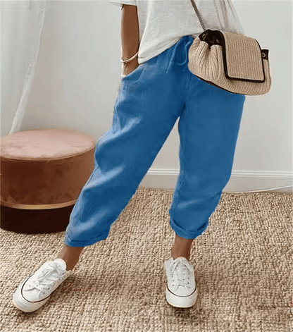 CD | Pantaloni jogger casual cu cordon