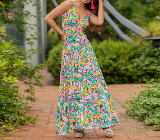 CD - Rochie maxi boho chic fără umeri