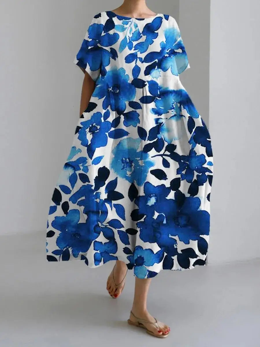 CD - rochie maxi cu flori