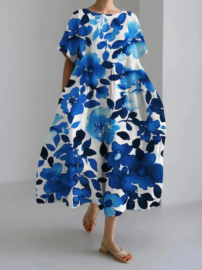 CD - rochie maxi cu flori