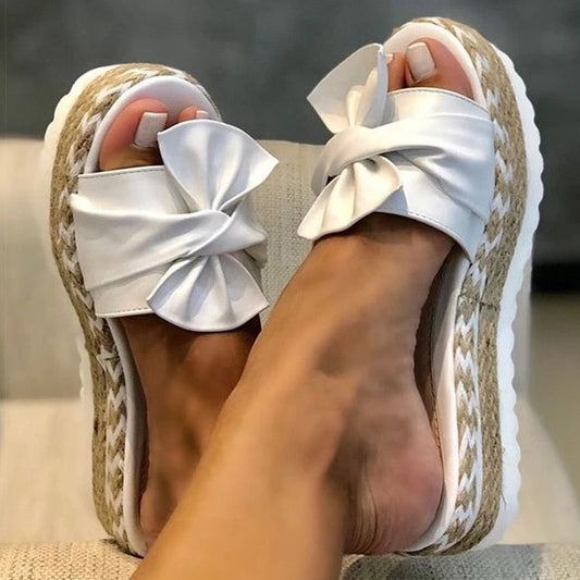 CD | | Sandale de vară trendy cu arc