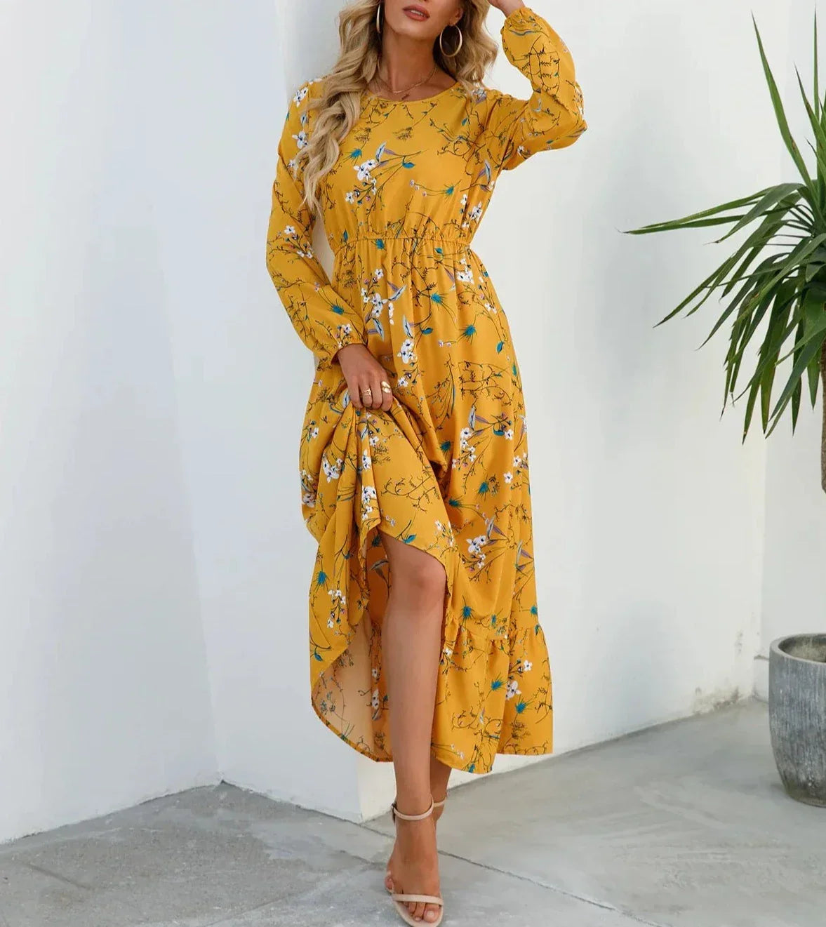 CD - Rochie mulată cu model floral