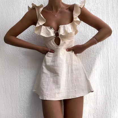 CD | Rochie mini de vară ușoară elegantă