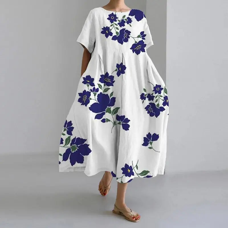 CD - rochie maxi cu flori