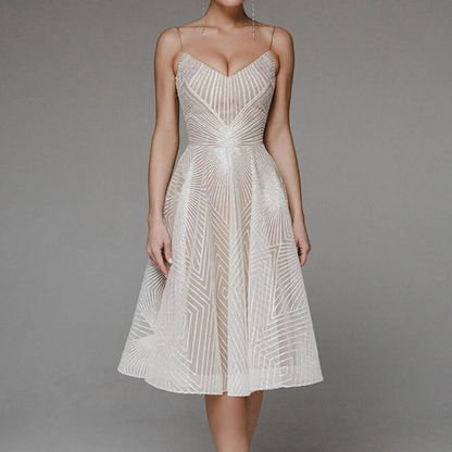 CD | Rochie midi elegantă imprimată