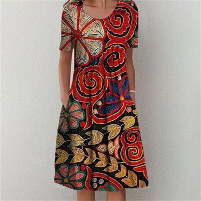 CD - Rochie clasică din bumbac
